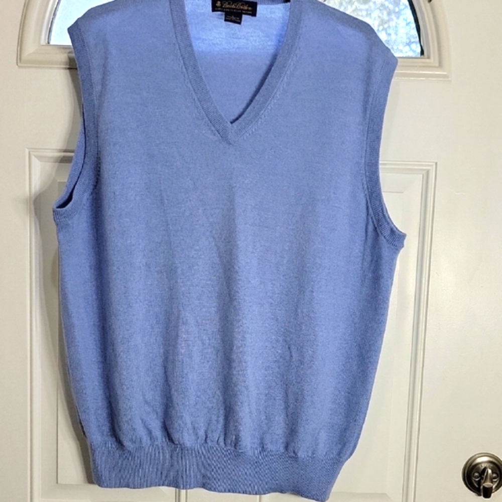 Men's Blue Sweater Vest Size L